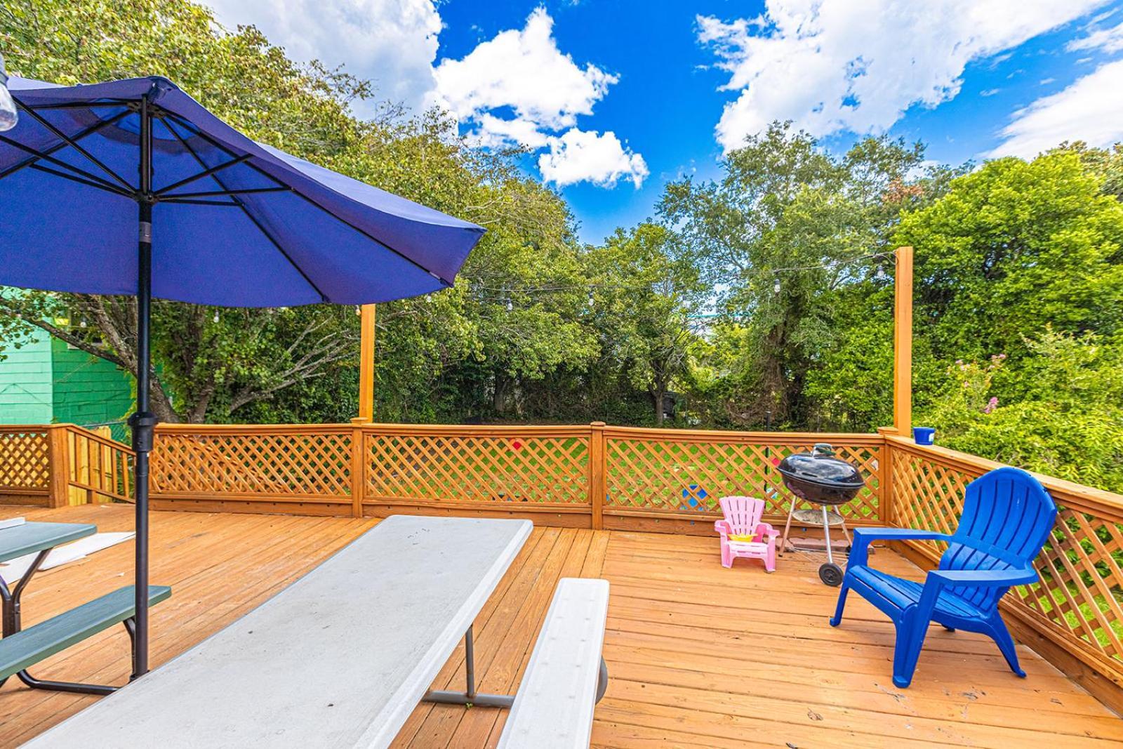 Gorgeous Centrally Located Ocean View 2 King, Huge Private Yard & Deck, Firepit, Bbq, & Game Tables Myrtle Beach Exteriör bild
