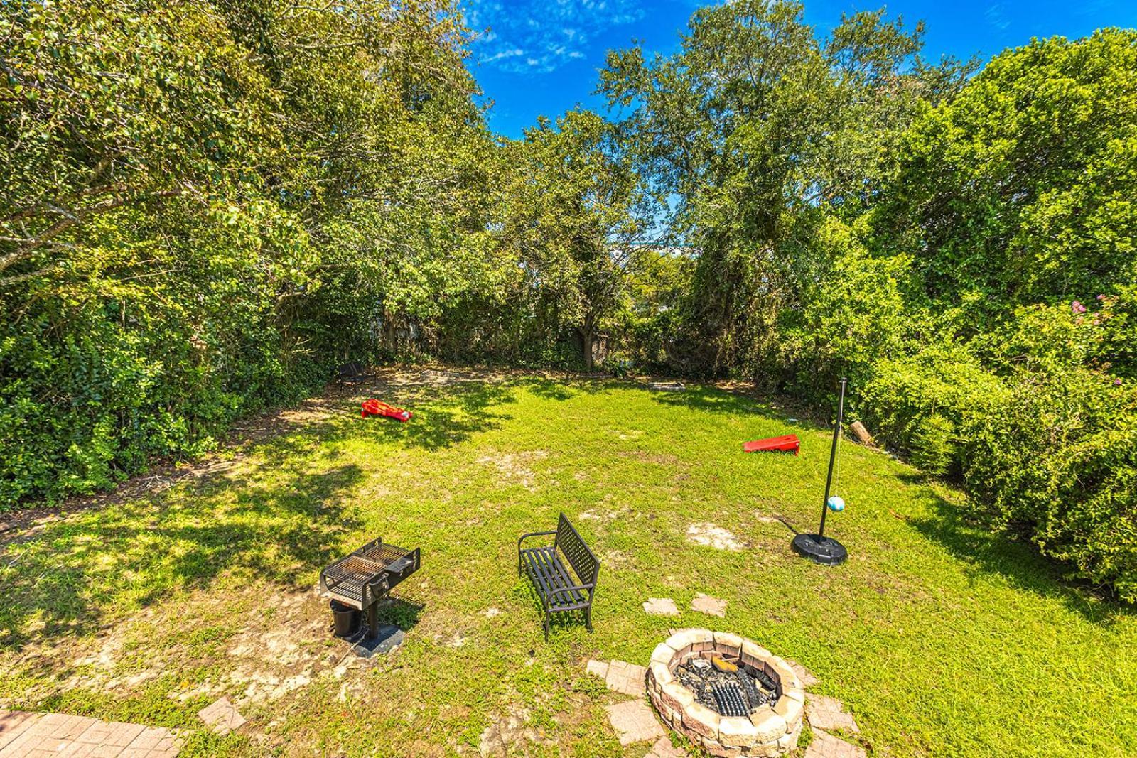 Gorgeous Centrally Located Ocean View 2 King, Huge Private Yard & Deck, Firepit, Bbq, & Game Tables Myrtle Beach Exteriör bild