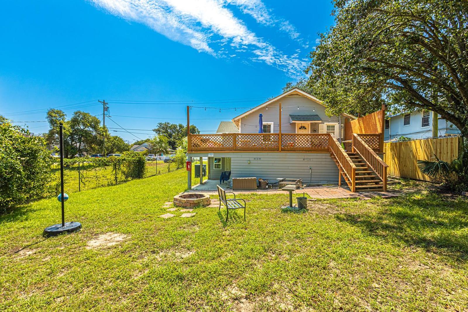Gorgeous Centrally Located Ocean View 2 King, Huge Private Yard & Deck, Firepit, Bbq, & Game Tables Myrtle Beach Exteriör bild